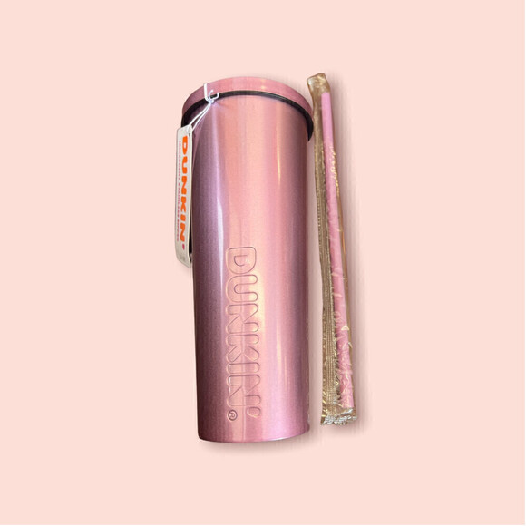 Dunkin' Other - New DUNKIN FALL 2023 PINK 24oz. IRIDESCENT STAINLESS STEEL TUMBLER